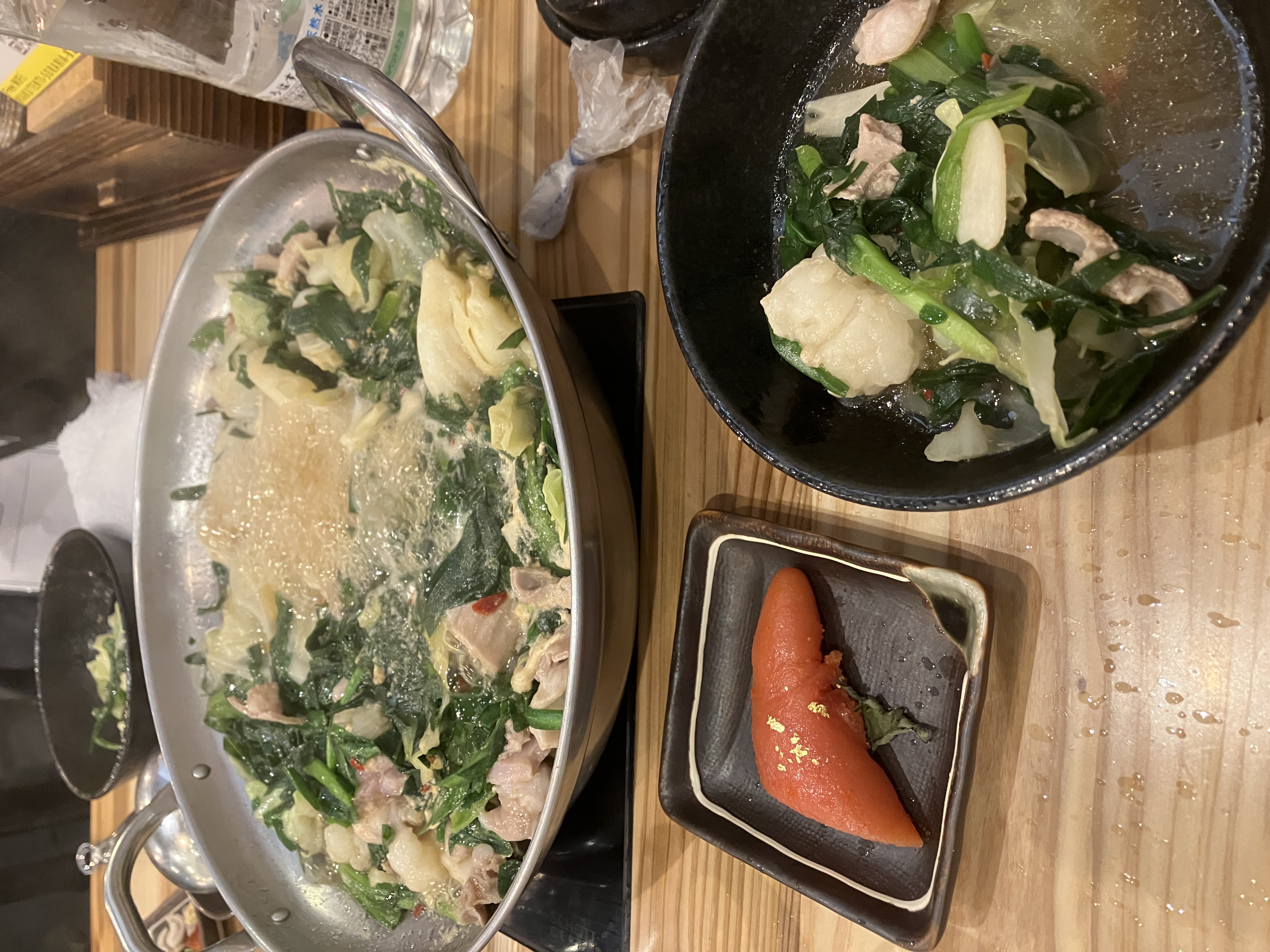 博多名物・モツ鍋.