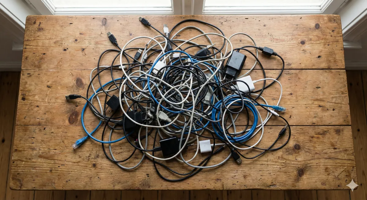 まずは片付けから?