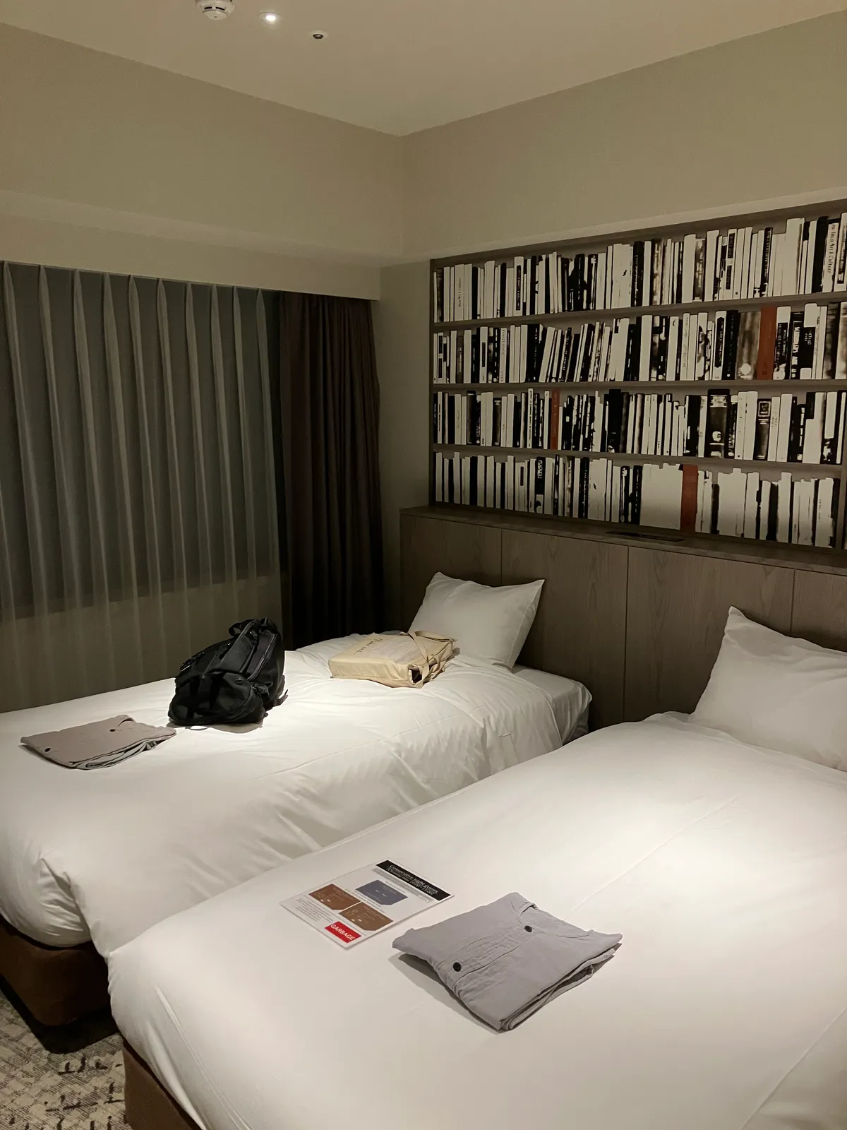 泊まった部屋．オシャレ．