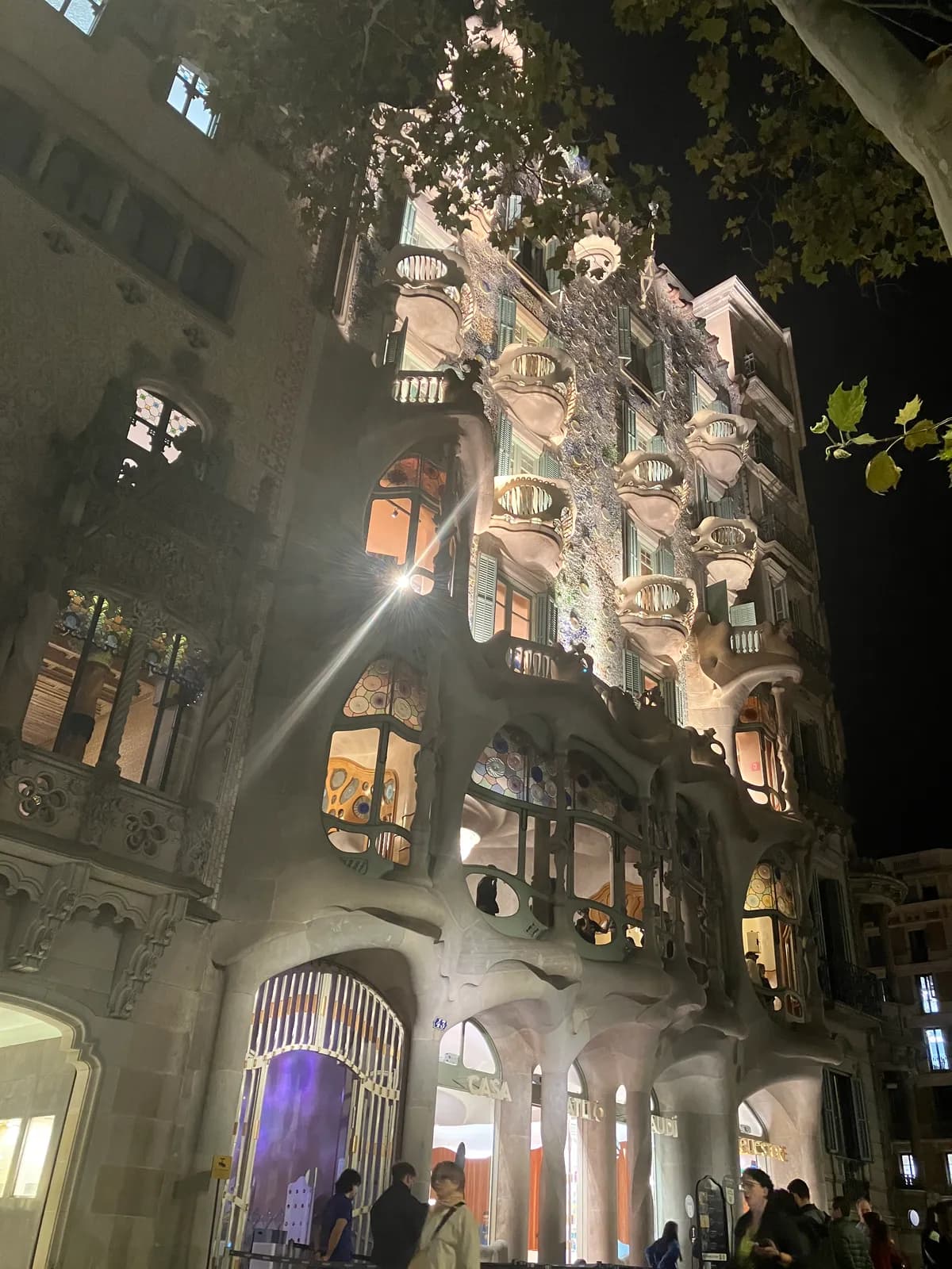 カサ・バトリョ．中の見学もしました．